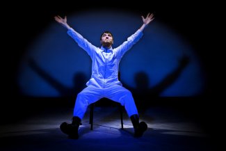 Alex in Antony Burgess Clockwork Orange, Inszenierung KiTZ Theaterkumpanei